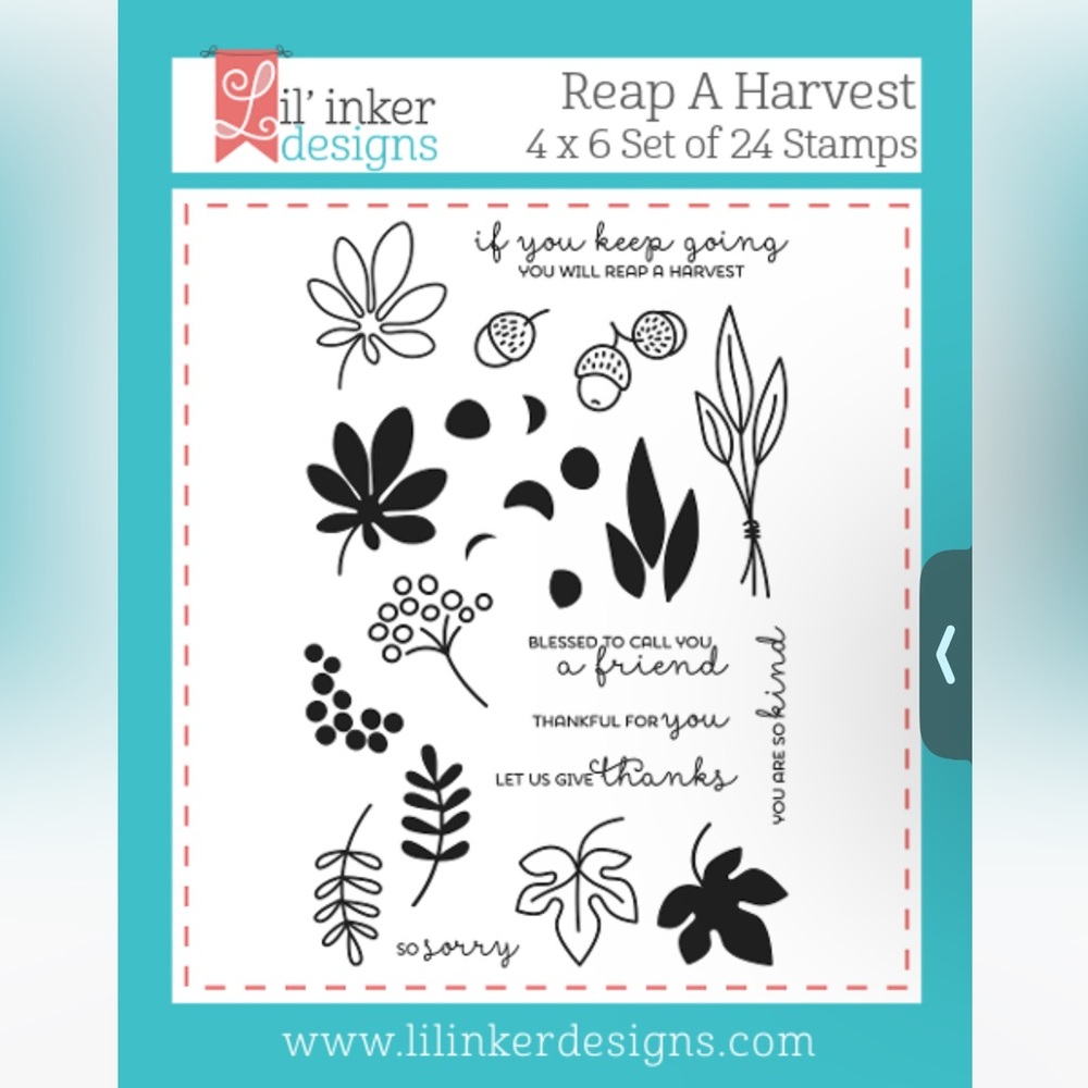 Lil’ Inker Designs Reap A Harvest Stamps & Dies